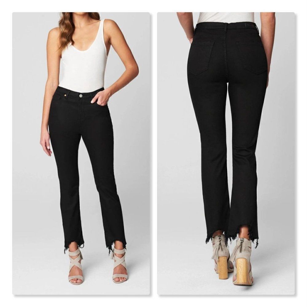 NEW! Blank NYC | Madison Crop Shark Bite Hem High-Rise Crop Jeans - size 30